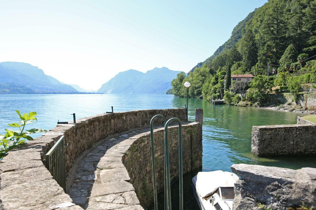 Apartment A Lago Private Beach And Parking Oliveto Lario Exterior photo
